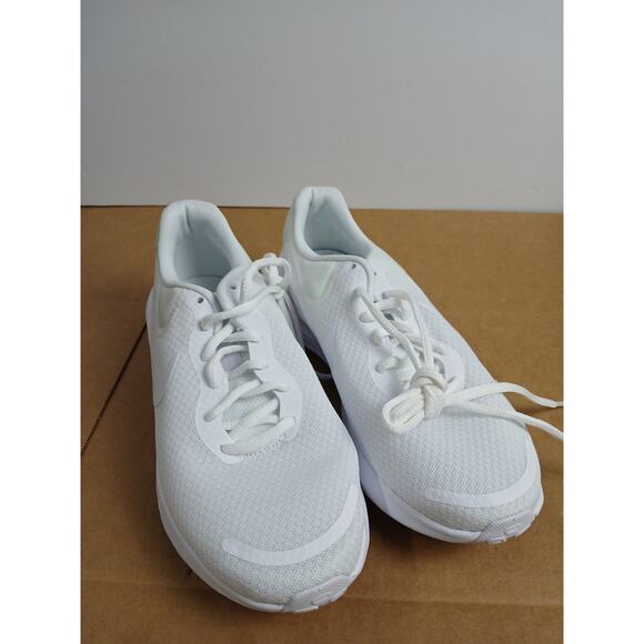 USED Nike Revolution 7 Women's Road Running Shoes ,White-Size 7 - Picture 2 of 5